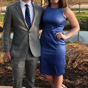 Banana Republic Blue Sheath Dress